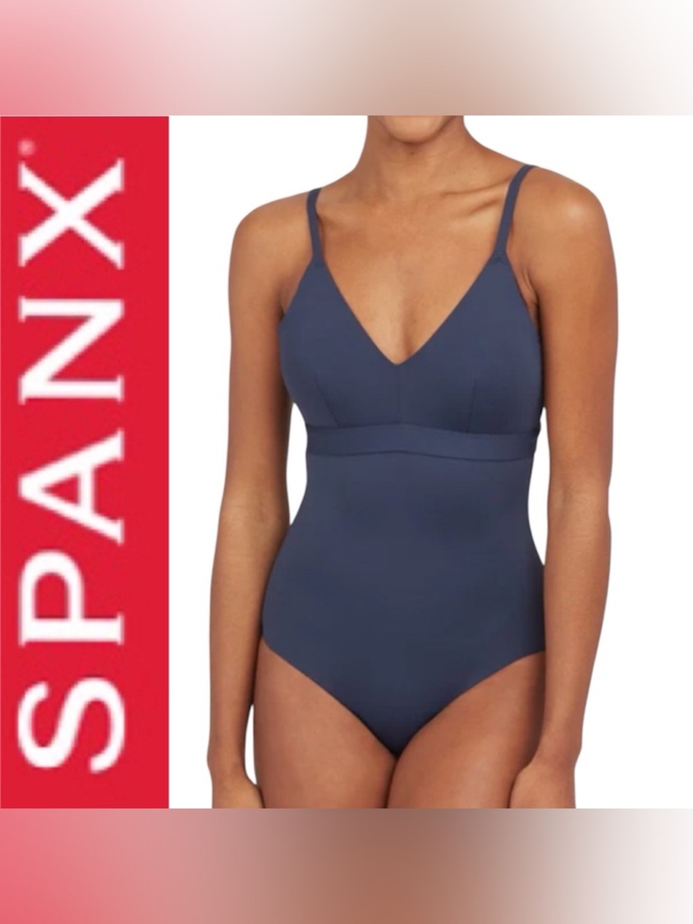 NWT SPANX NAVY CLASSIC ONE PIECE 3X